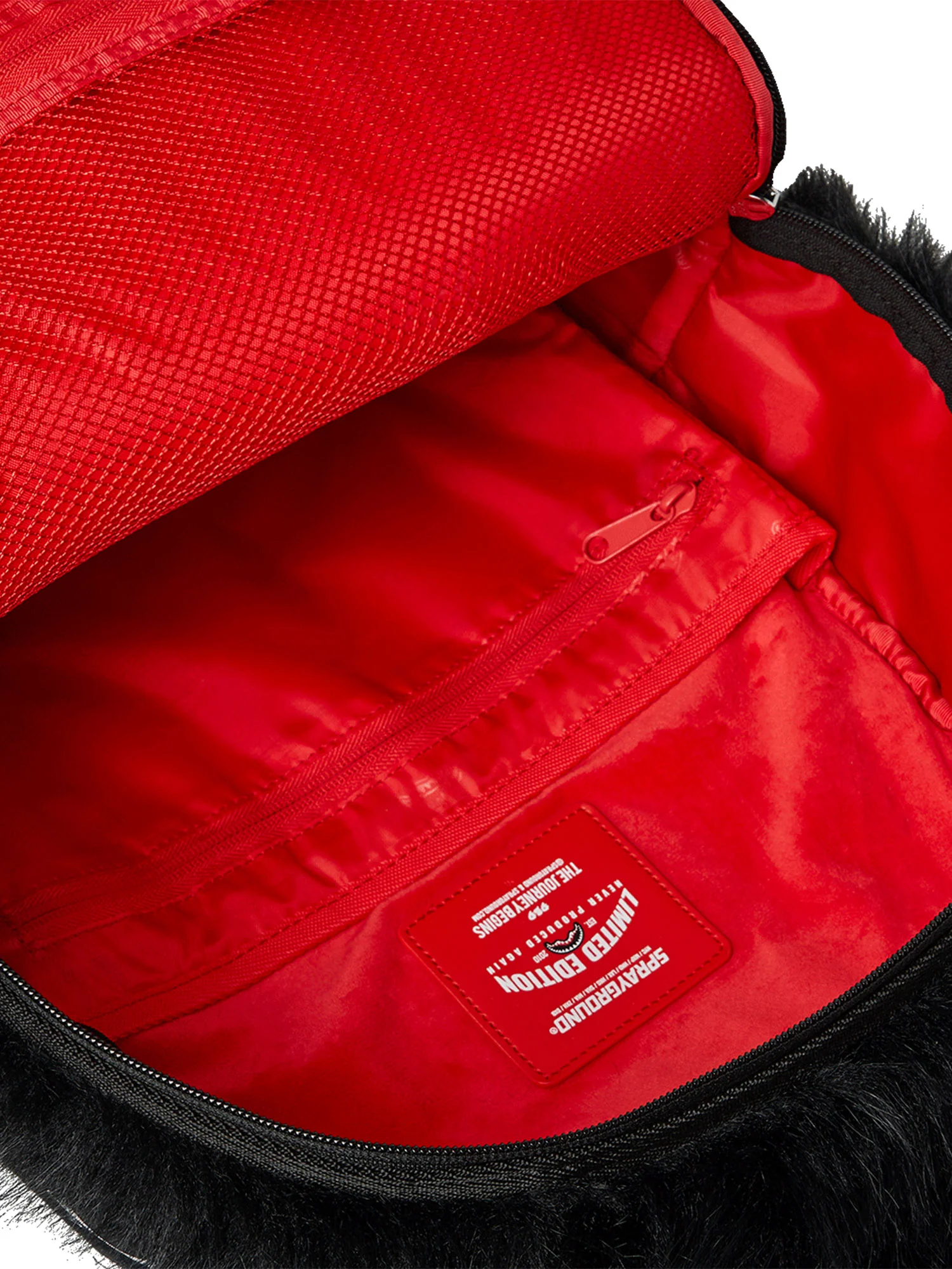 SPRAYGROUND FUR CRAY BLACK BACKPACK - Image 9