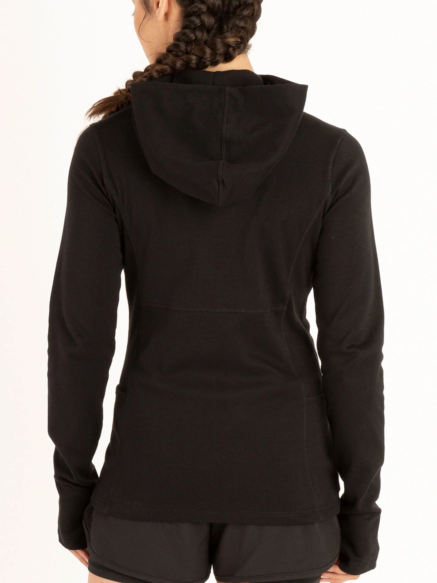 WOMENS BARBELL WORKOUT ZIP HOODIE - Image 3