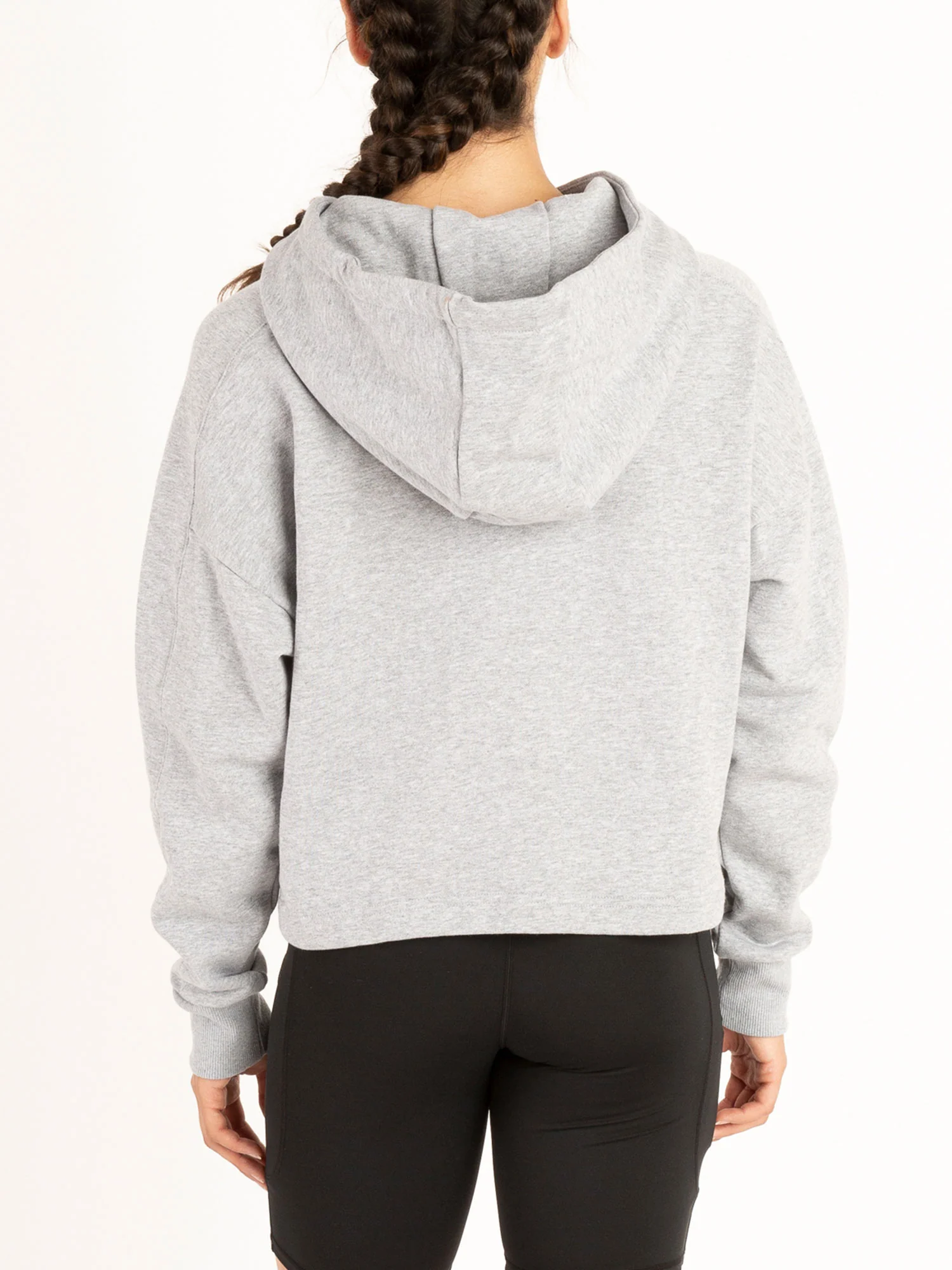 WOMENS COBRA CROPPED WORKOUT HOODIE - Image 2