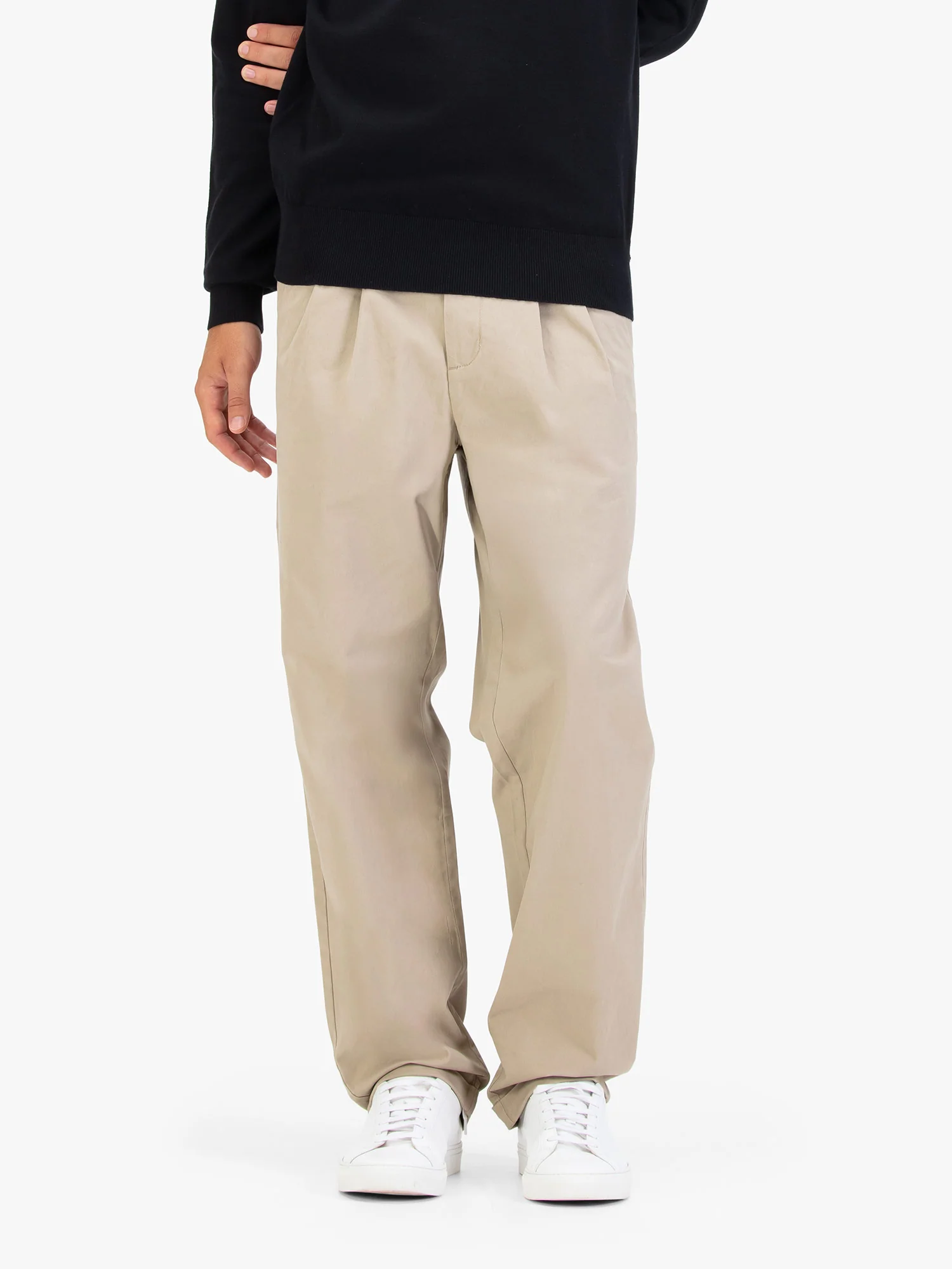 CRANTOCK TAPERED CHINO TROUSERS - Image 3