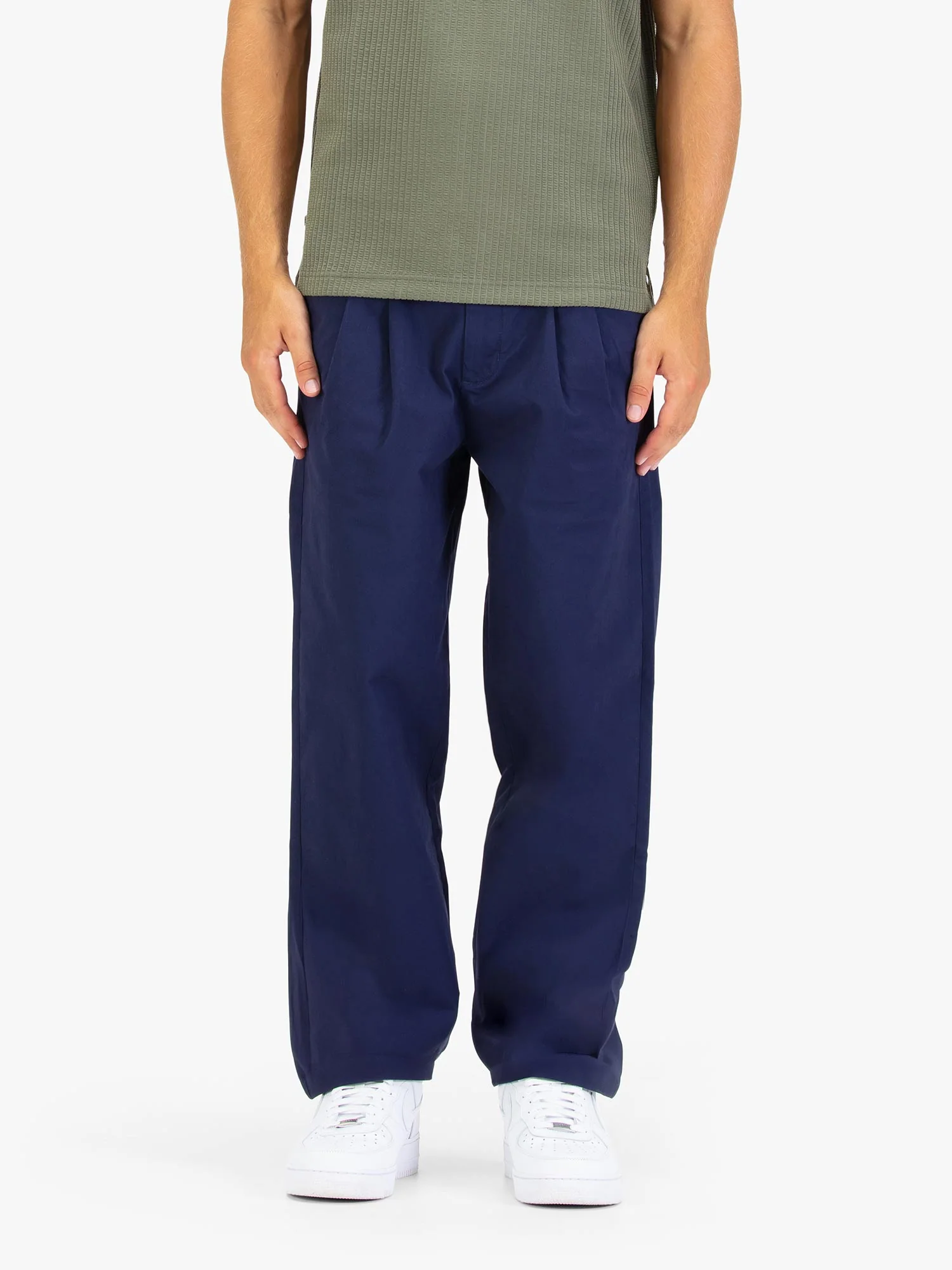 CRANTOCK TAPERED CHINO TROUSERS - Image 3