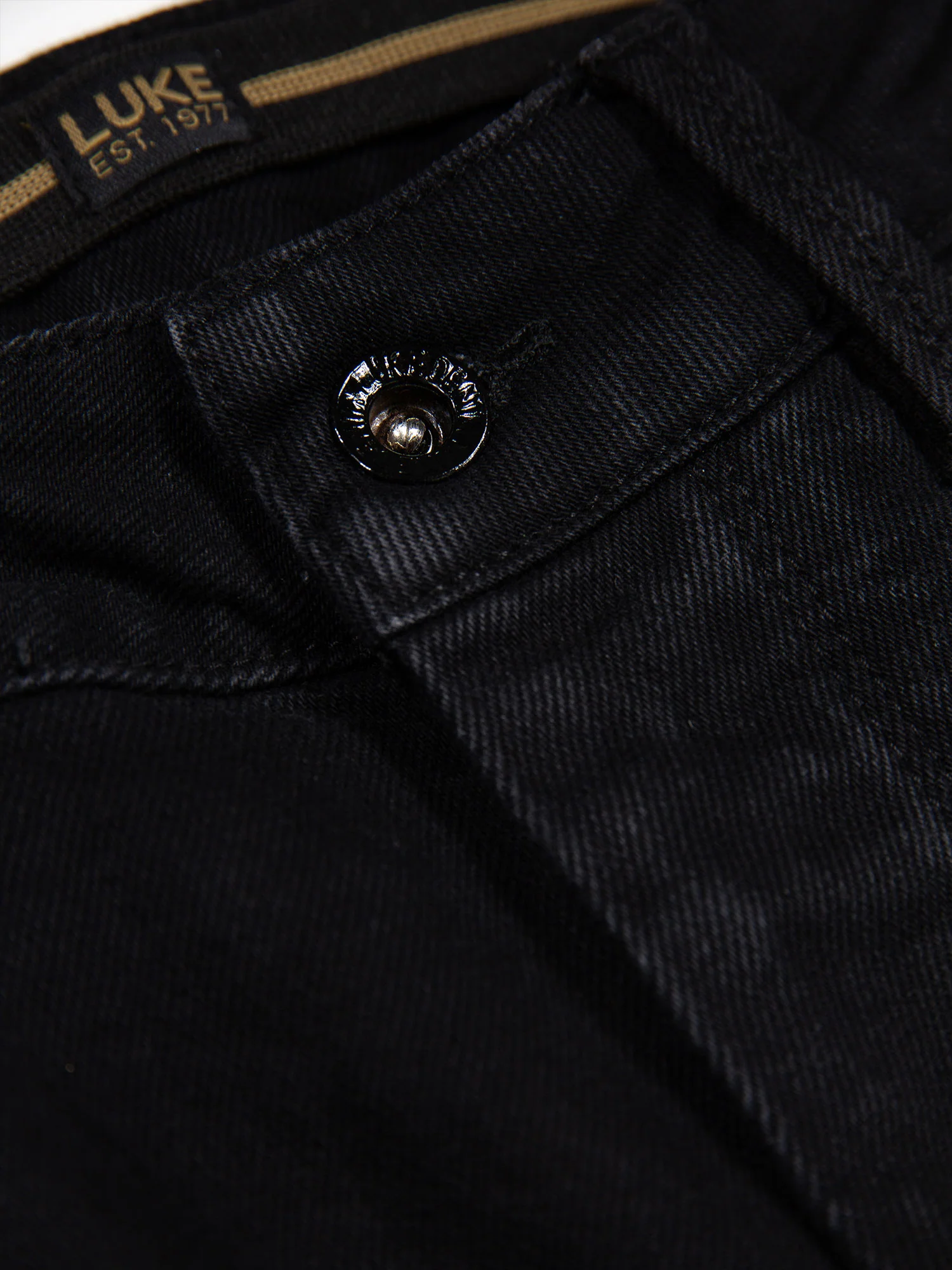 EDWARD REGULAR FIT BLACK JEANS - Image 6
