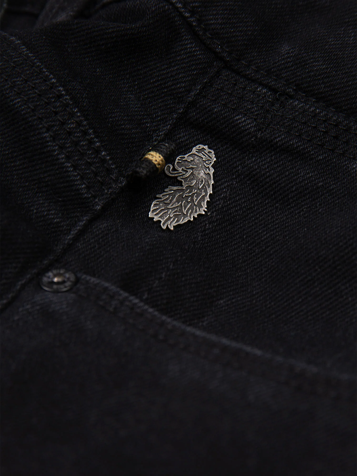 EDWARD REGULAR FIT BLACK JEANS - Image 7