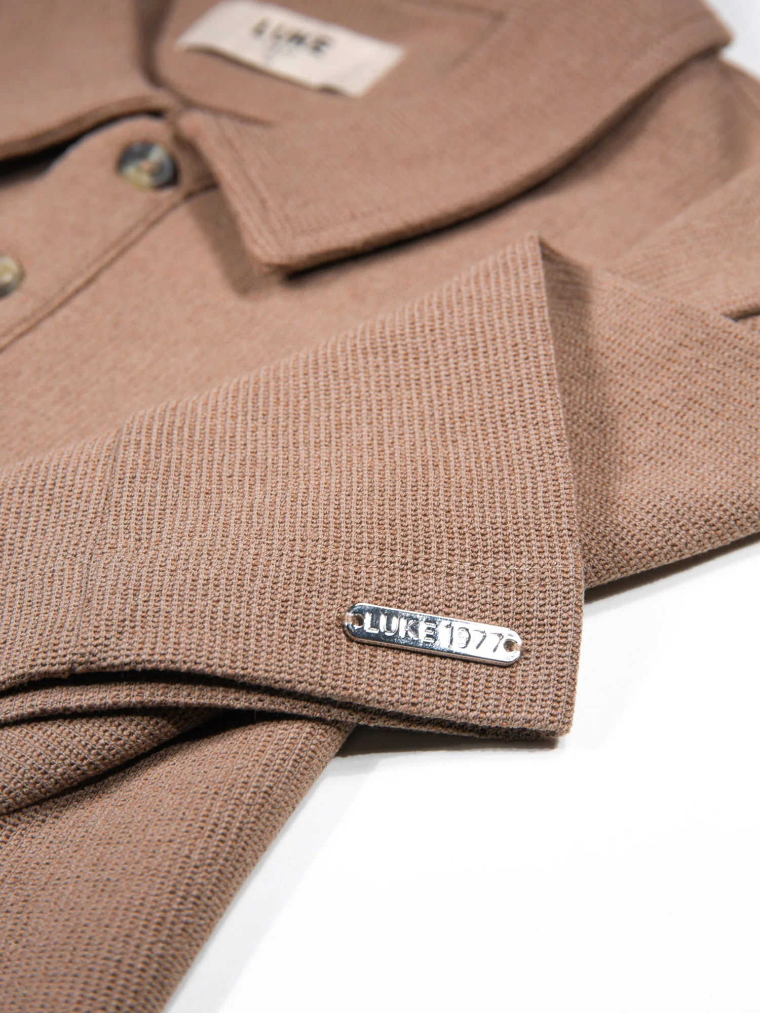 FUEGO TEXTURED WAFFLE POLO - Image 6