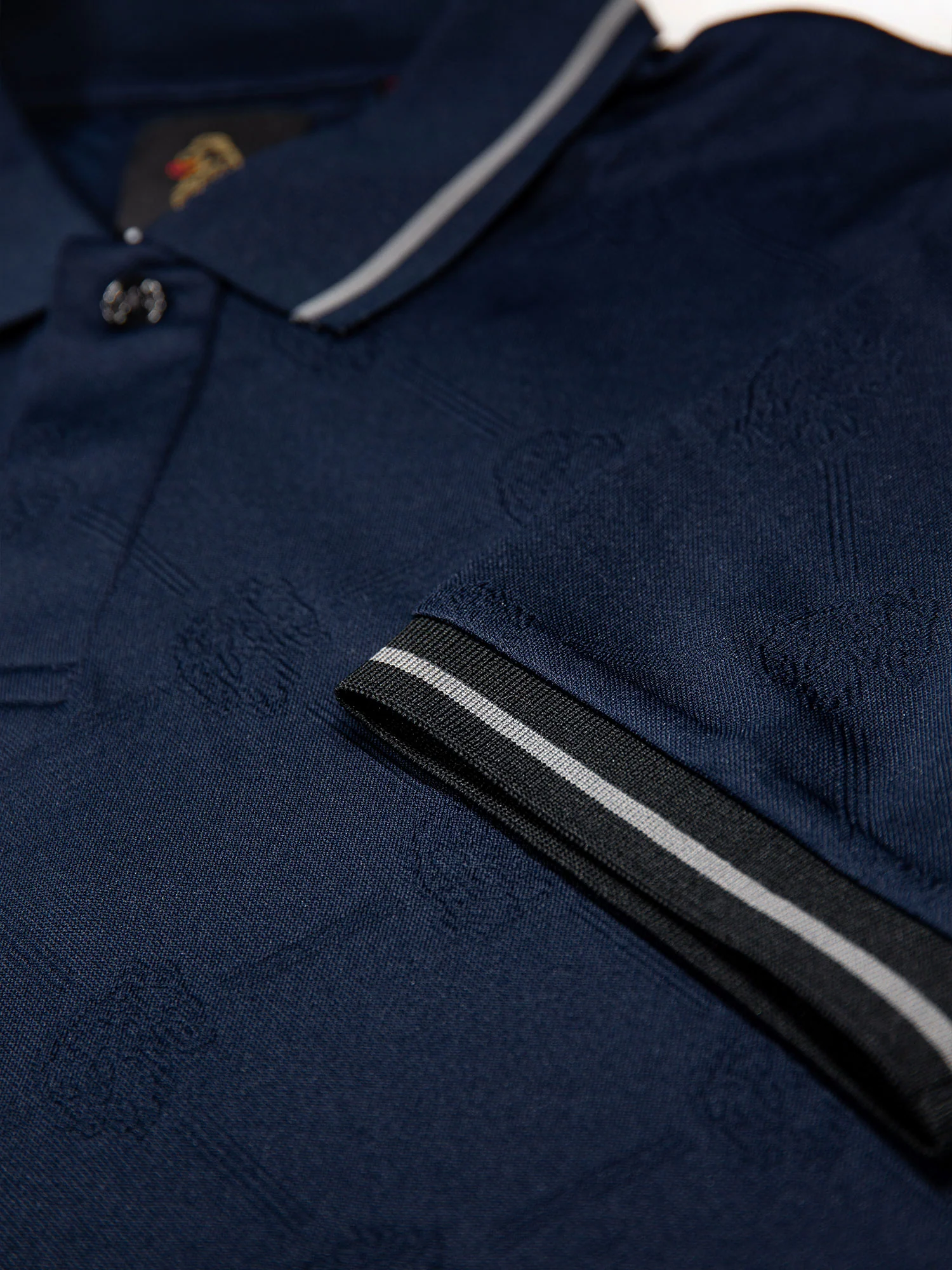 SAXON TEXTURED POLO - Image 4