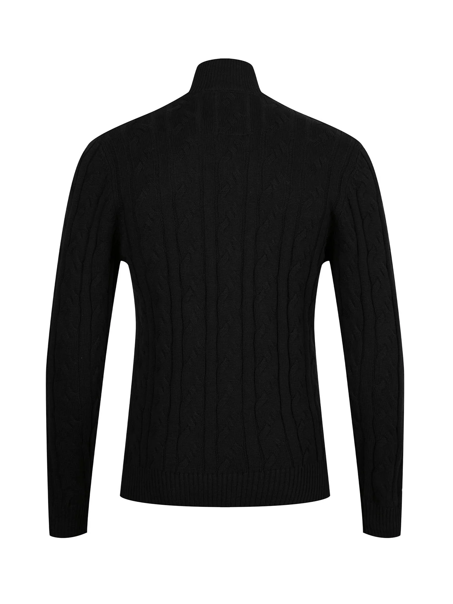 MERTON QUARTER ZIP KNITTED JUMPER - Image 6