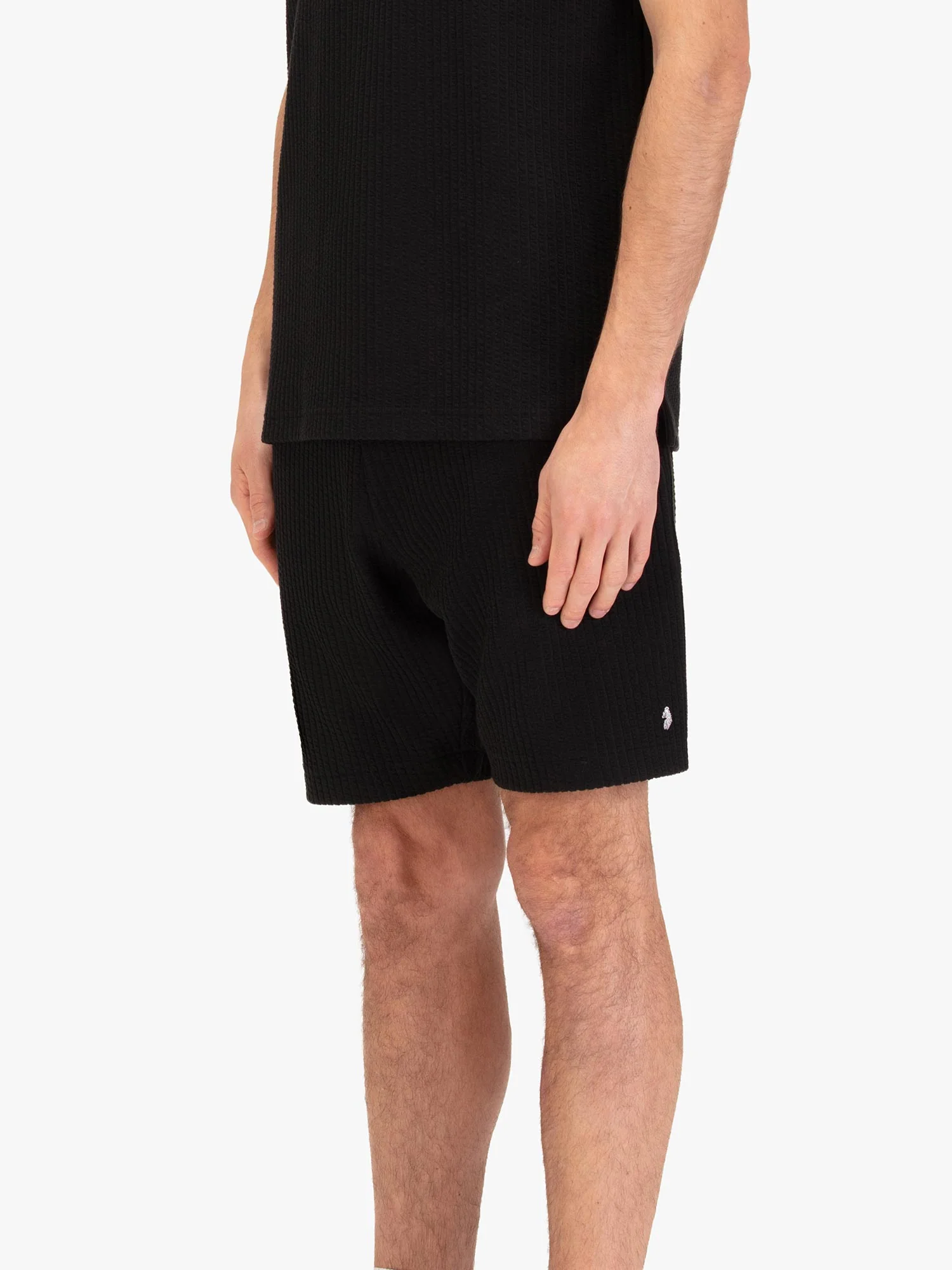 WAFFLE TEXTURED SHORTS - Image 2