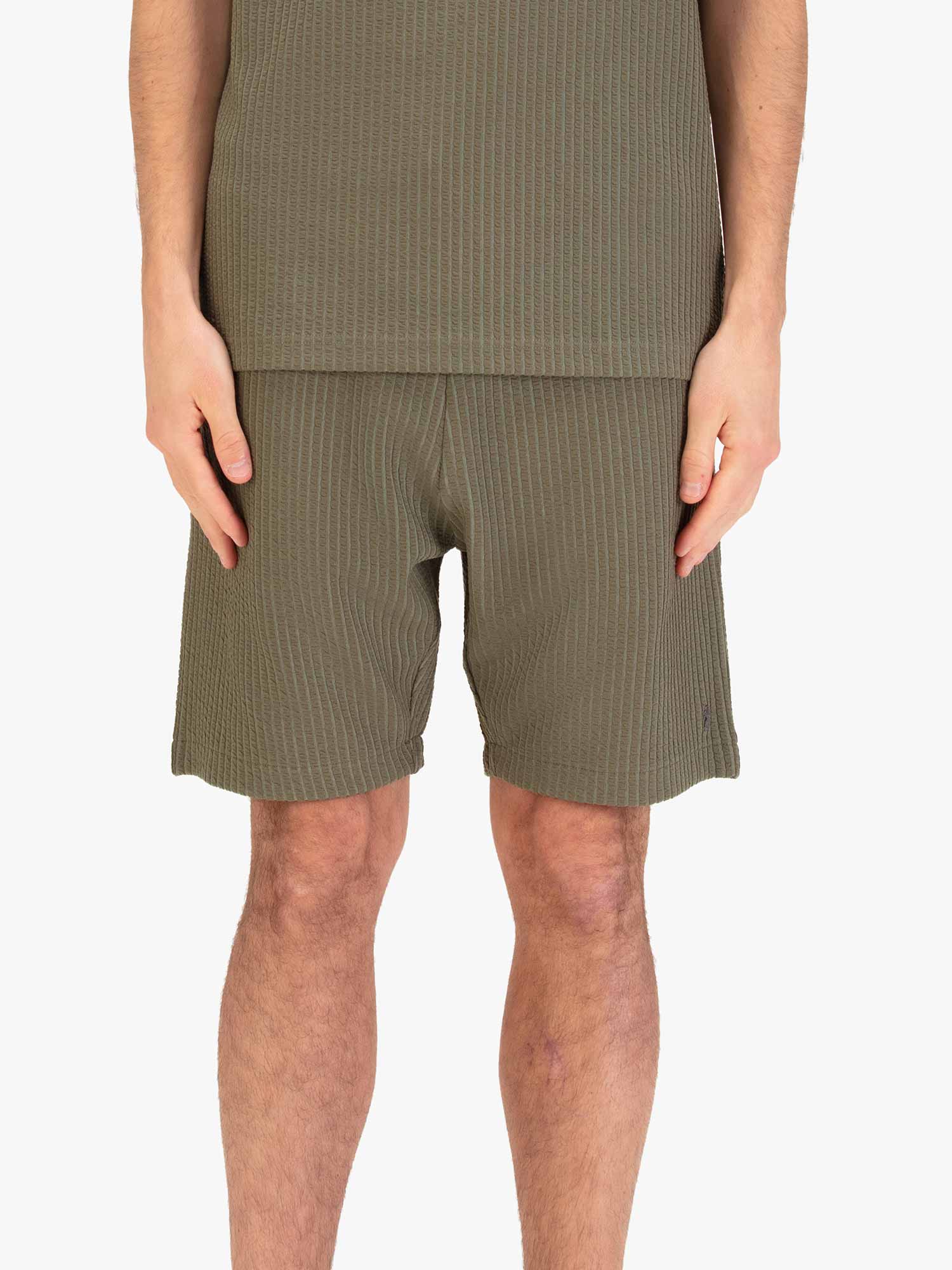 WAFFLE TEXTURED SHORTS - Image 3