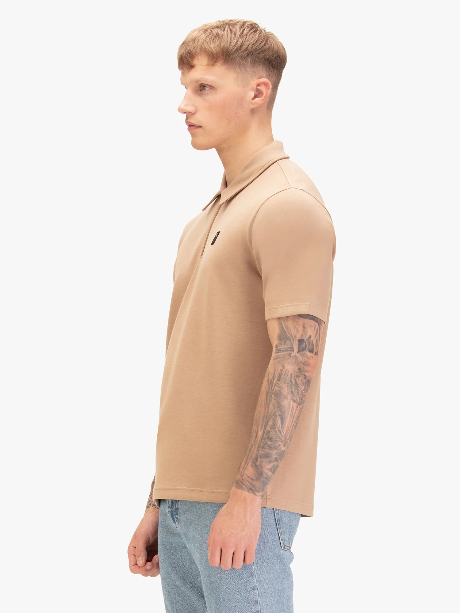 EUPHONIC MODAL ZIP POLO - Image 3