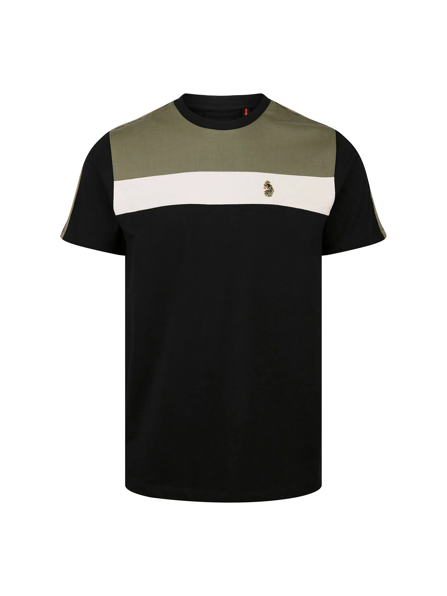MILKO PECKER CONTRAST PANEL T-SHIRT