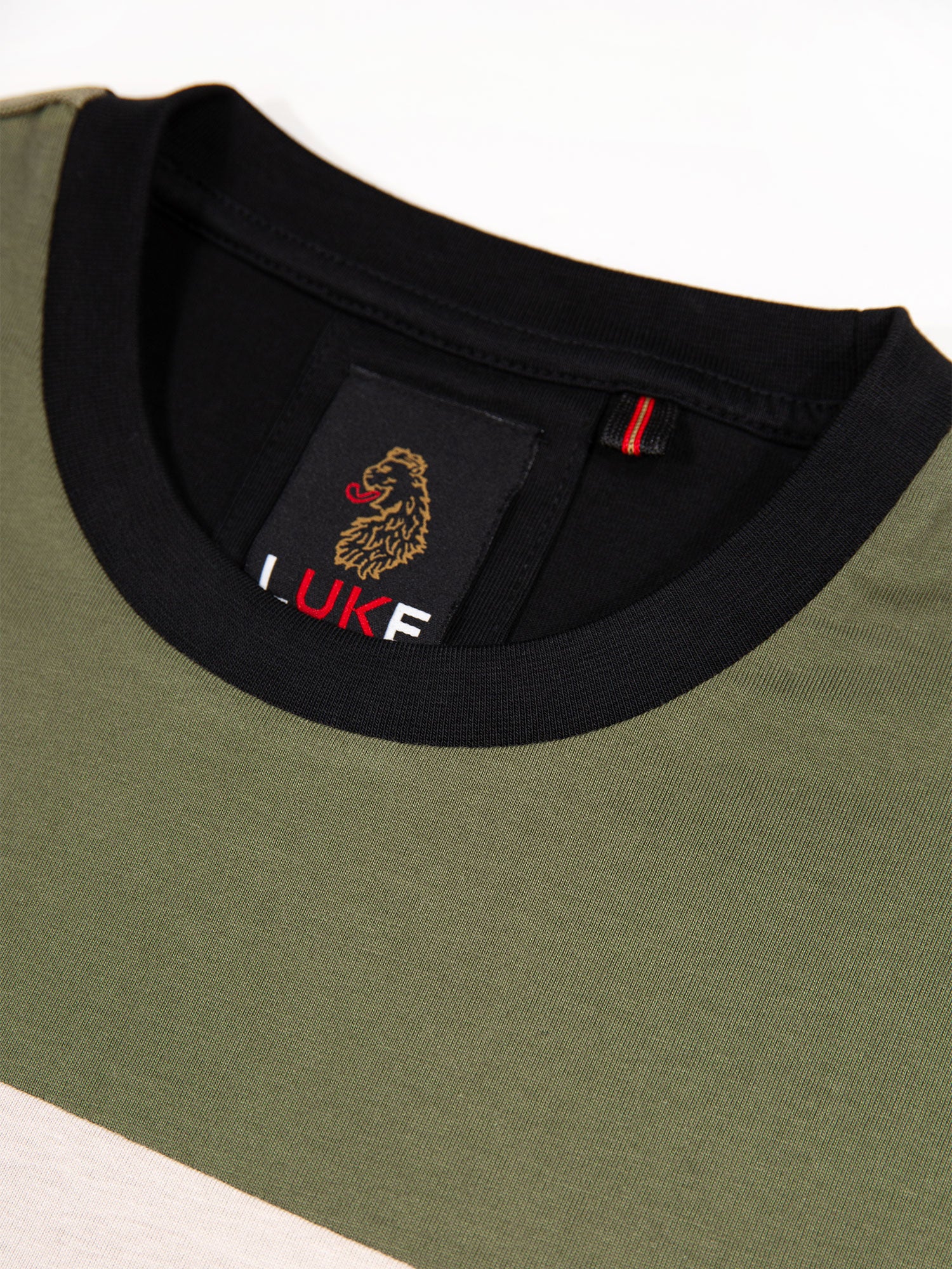 MILKO PECKER CONTRAST PANEL T-SHIRT - Image 7