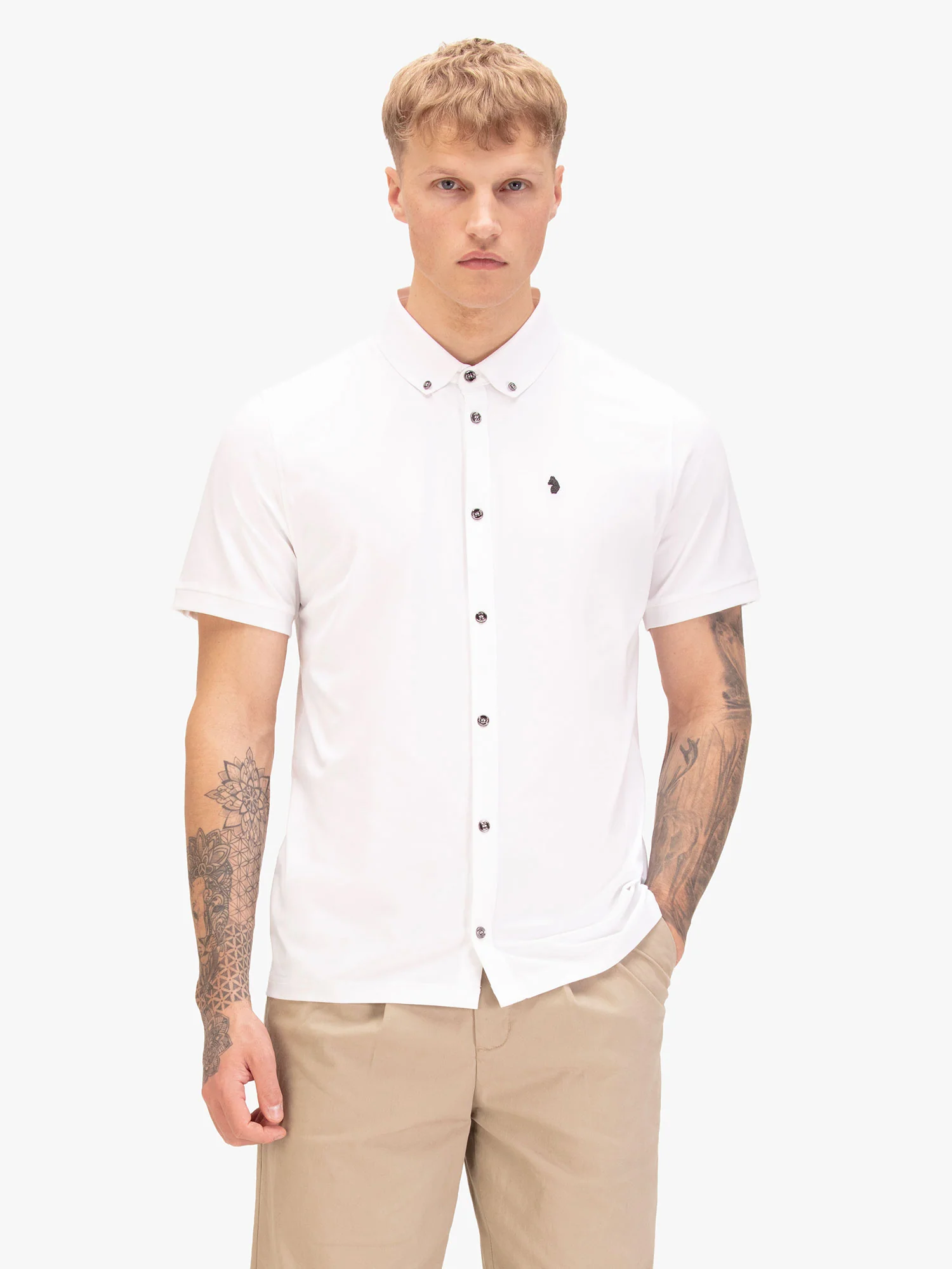 NEVILLE BUTTON UP POLO - Image 2