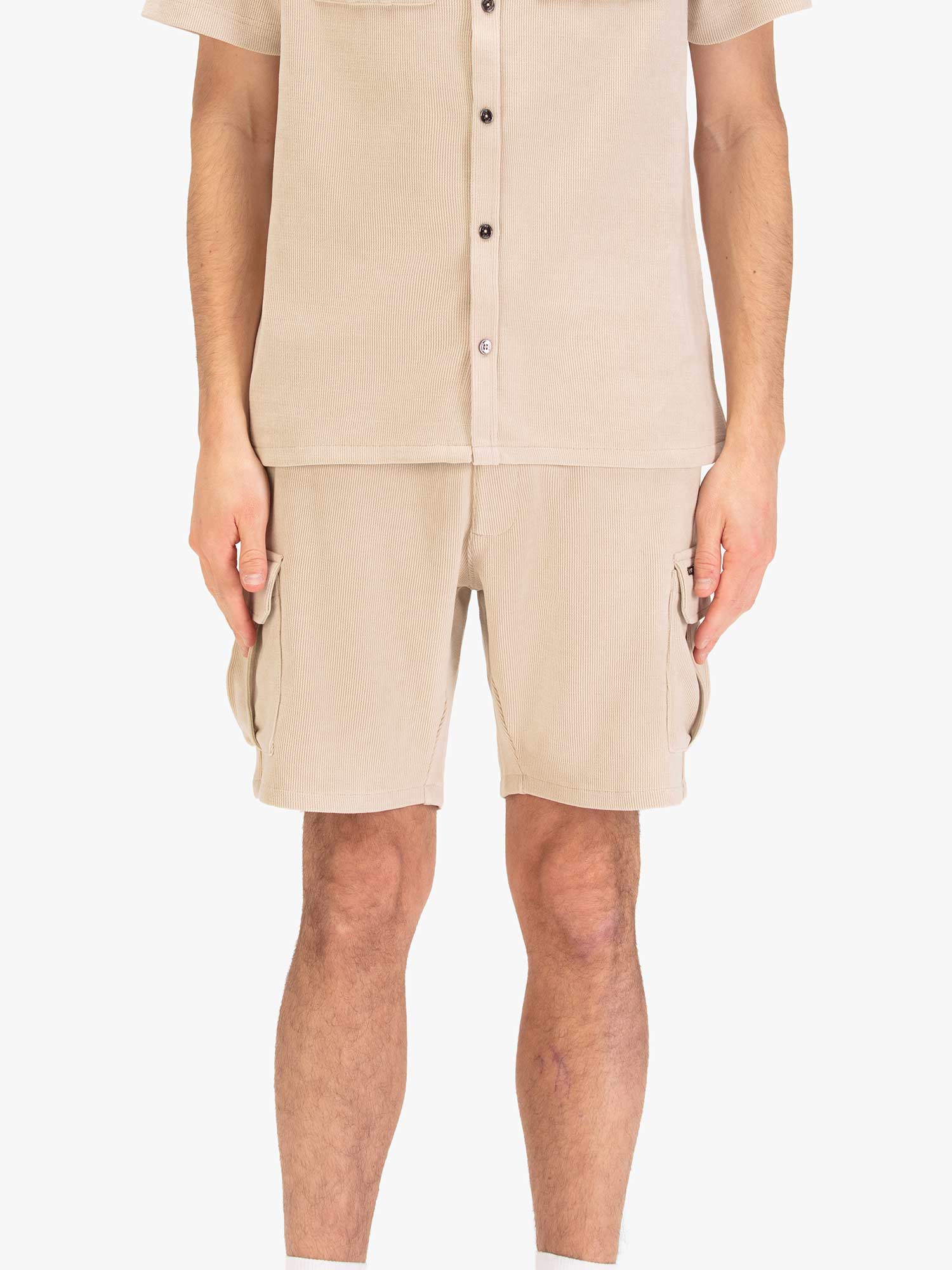 OMAR CORD CARGO SHORTS - Image 3