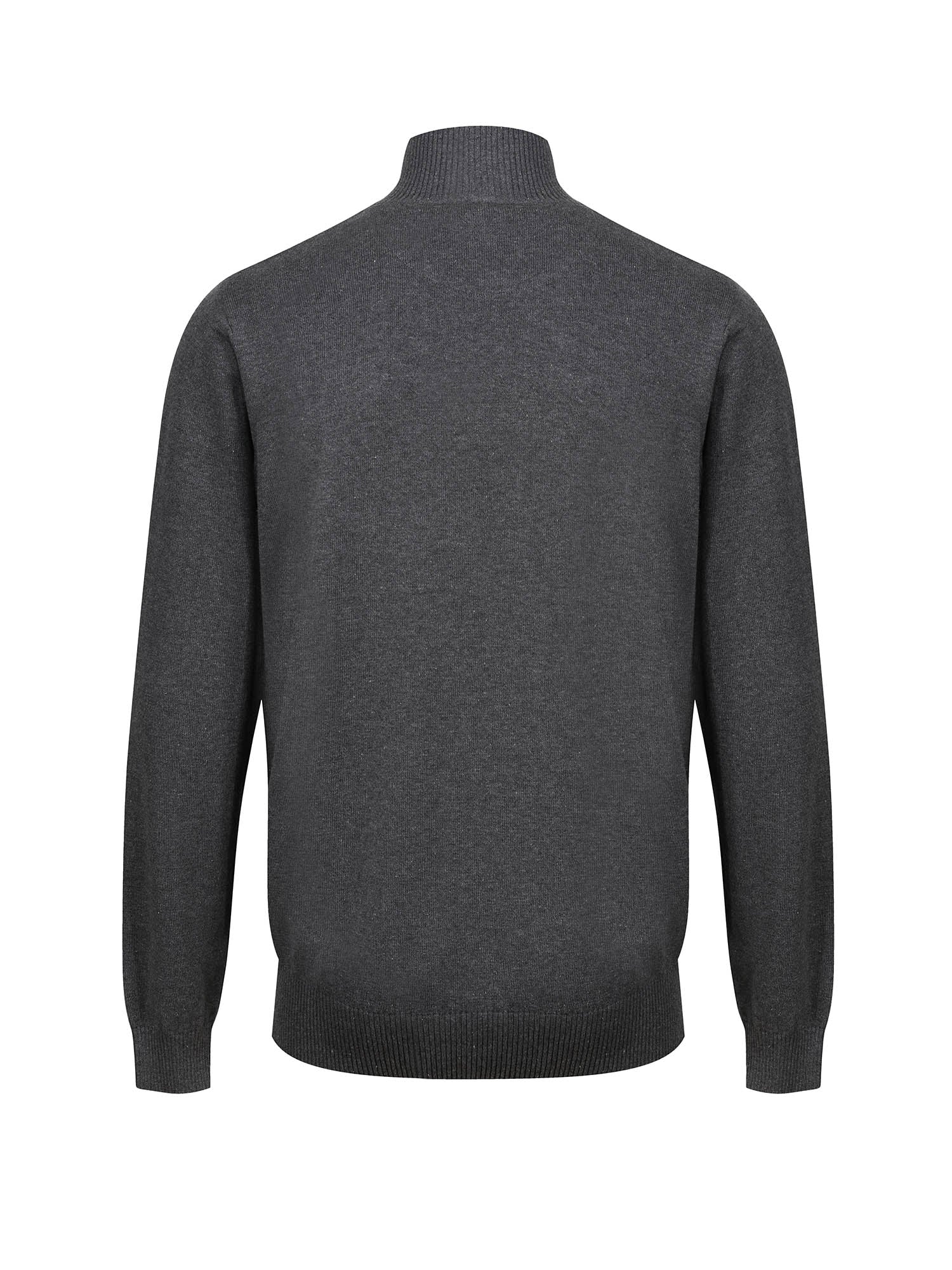 PRETENDER QUARTER ZIP KNITTED JUMPER - Image 5