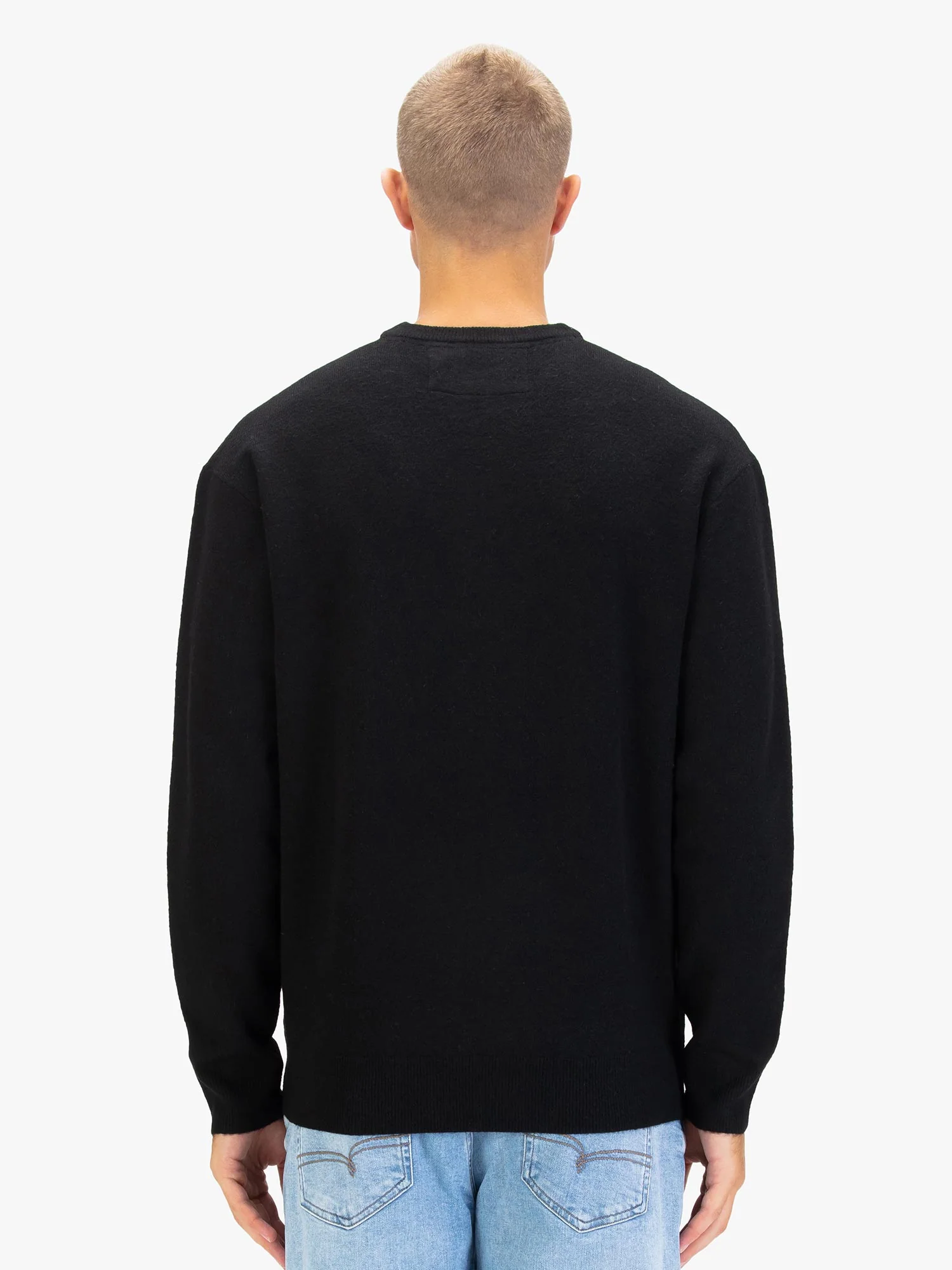 SALCOMBE CREW NECK KNITTED JUMPER - Image 4